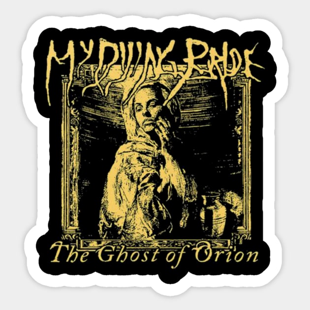 MY DYING BRIDE MERCH VTG Sticker by Coffee Wake Shop